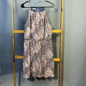 Maurices spaghetti strap elastic waist mini dress. Floral. Size L. EUC.